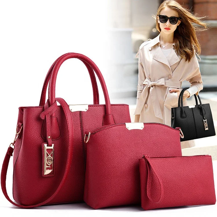 2021 Casual High Quality Leather Female 3pcs/set ladies shoulder bag purses and handbag set woman
2021 Casual High Quality Leather Female 3pcs/set ladies shoulder bag purses and handbag set woman