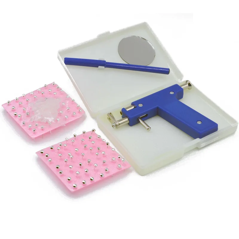 New Professional Piercing Gun Tools Kit Ear Helix Lobe Piercing Tools Set Mirror Pen Stainless Steel Ear Piercing Gun, Blue
New Professional Piercing Gun Tools Kit Ear Helix Lobe Piercing Tools Set Mirror Pen Stainless Steel Ear Piercing Gun, Blue