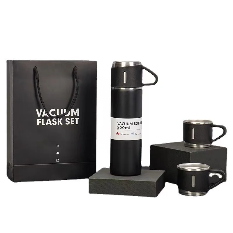 Business 500ml Gift Box Set Portable Business Cup Stainless Steel Thermos Cup One Cup Flasks Water Bottle With 3 Lids
Business 500ml Gift Box Set Portable Business Cup Stainless Steel Thermos Cup One Cup Flasks Water Bottle With 3 Lids