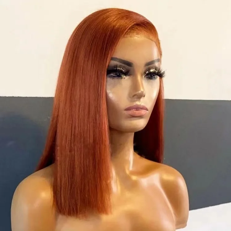 Brazilian Hair Cuticle Aligned Hair Bob Lace Wig , Human Hair Lace Front Wig Orange Wigs For Black Women
Brazilian Hair Cuticle Aligned Hair Bob Lace Wig , Human Hair Lace Front Wig Orange Wigs For Black Women