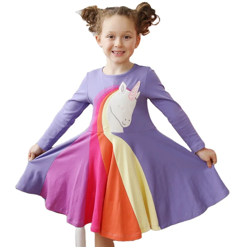 The new 2021 child dress season long rainbow embroidery dress princess cartoon animals dress girls
The new 2021 child dress season long rainbow embroidery dress princess cartoon animals dress girls
