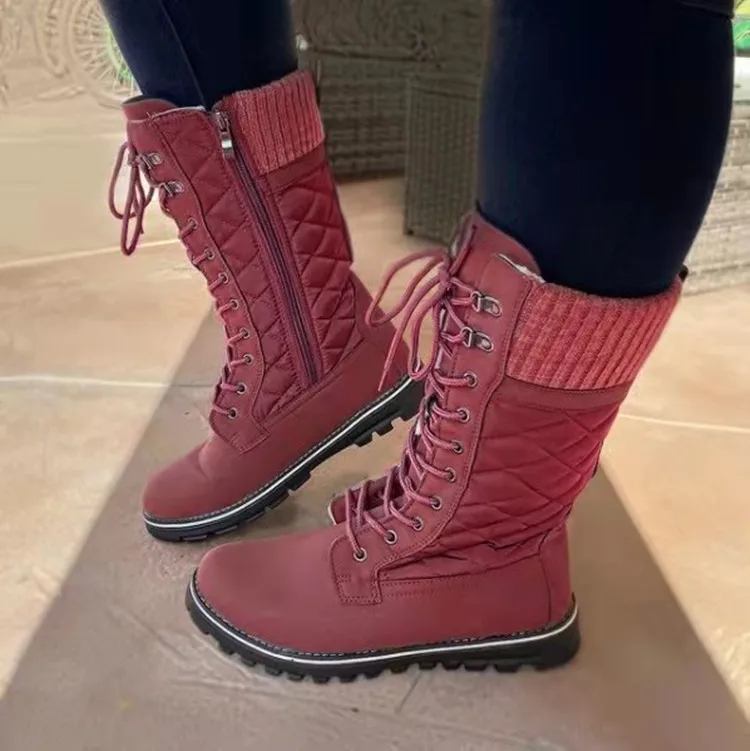 Autumn and winter women's mid-calf flat heel side zipper round head Dr. Martens Boots2021 new r snow boots
Autumn and winter women's mid-calf flat heel side zipper round head Dr. Martens Boots2021 new r snow boots