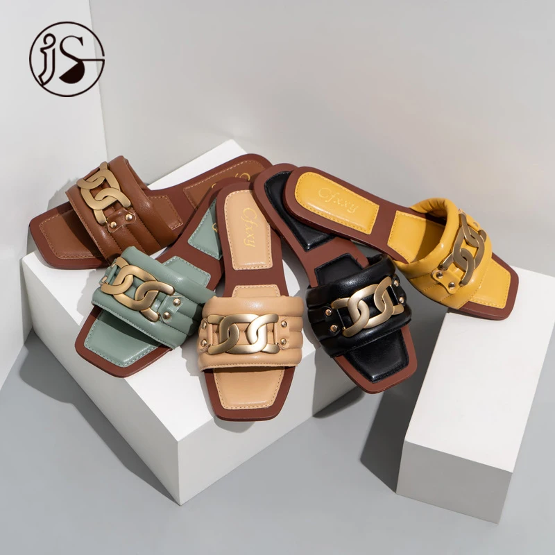 2021 New style slippers for women Chain decoration women slippers ladies slippers, Picture
2021 New style slippers for women Chain decoration women slippers ladies slippers, Picture