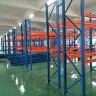 Custom powder coated warehouse storage use metal steel shelves