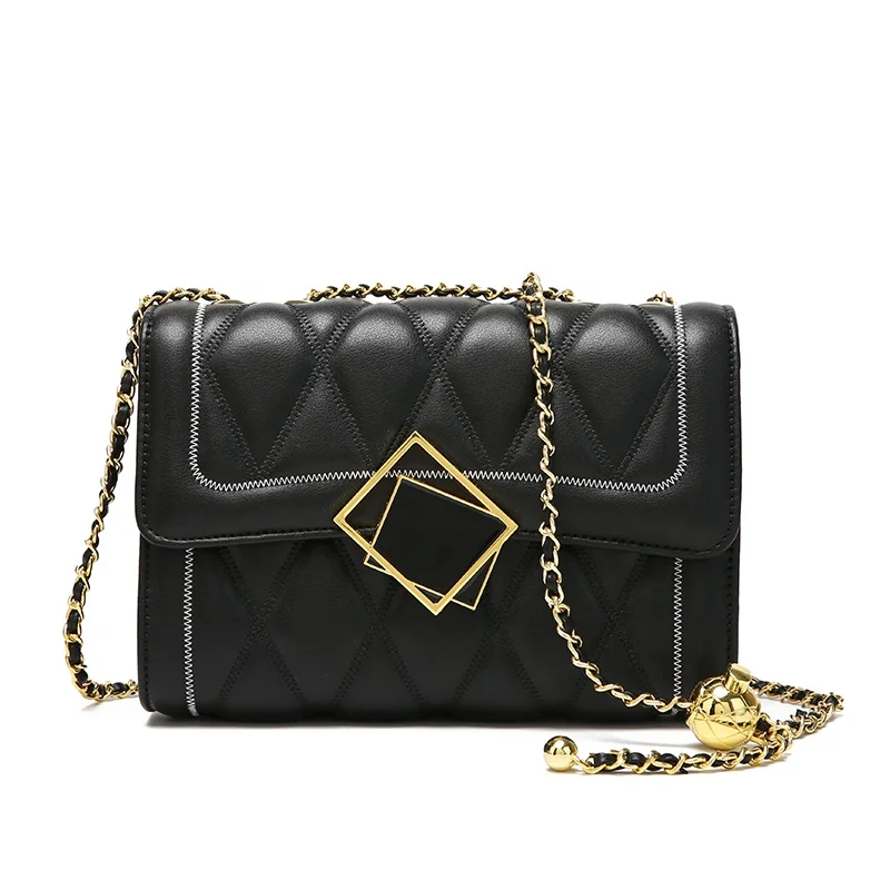 New super fiber PU embroidered diamond lattice messenger bag for women's casual and versatile adjustable bead chain shoulder bag
New super fiber PU embroidered diamond lattice messenger bag for women's casual and versatile adjustable bead chain shoulder bag