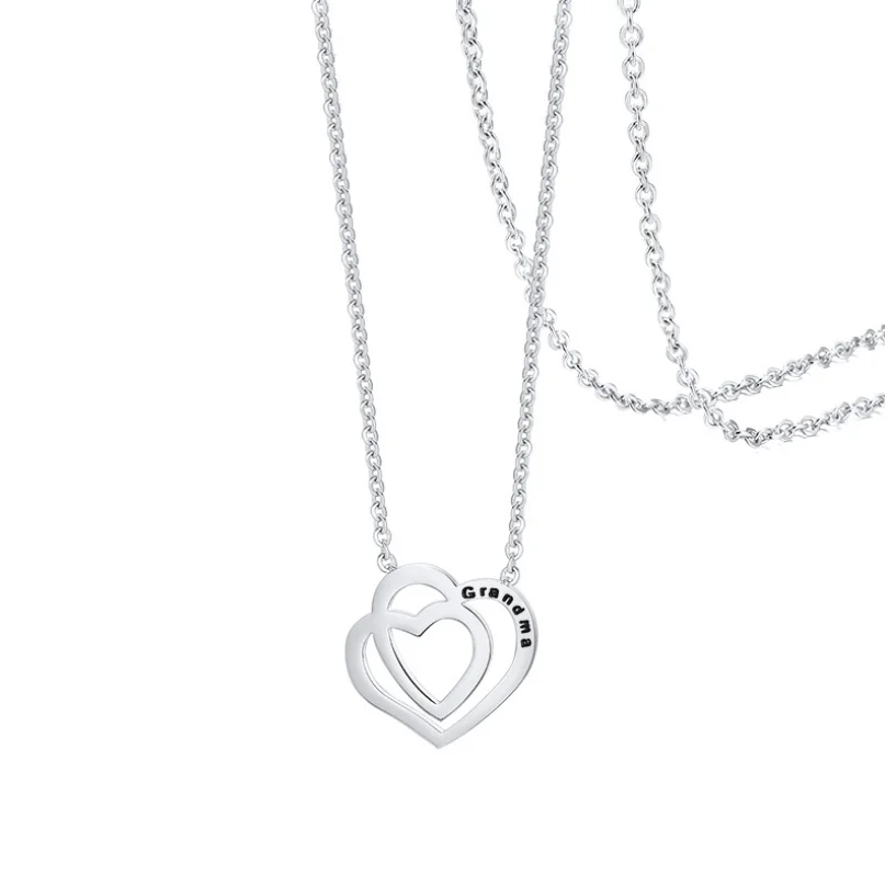 2021 New Arrivals Small Fresh Stainless Steel Double Love Laser Grandma Pendants For Necklace Women Girl
2021 New Arrivals Small Fresh Stainless Steel Double Love Laser Grandma Pendants For Necklace Women Girl