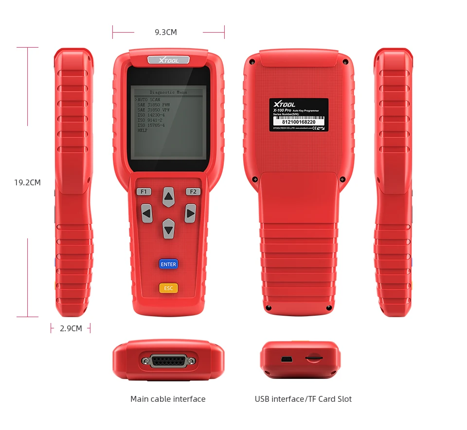 Xtool X100 Pro Programador De Chave Automática Ferramenta Profissional