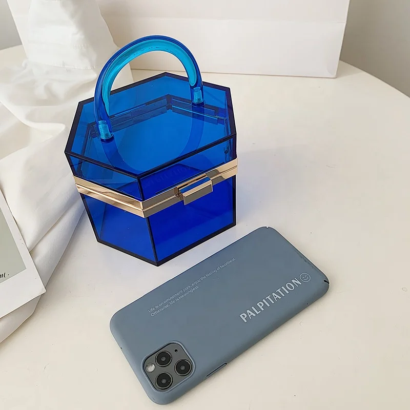 Acrylic Transparent Bag 2021 Fashionable Candy Color INS web celebrity Chain Hand Bill of Lading Shoulder Box Bag for Kids and G, Picture 
Acrylic Transparent Bag 2021 Fashionable Candy Color INS web celebrity Chain Hand Bill of Lading Shoulder Box Bag for Kids and G, Picture