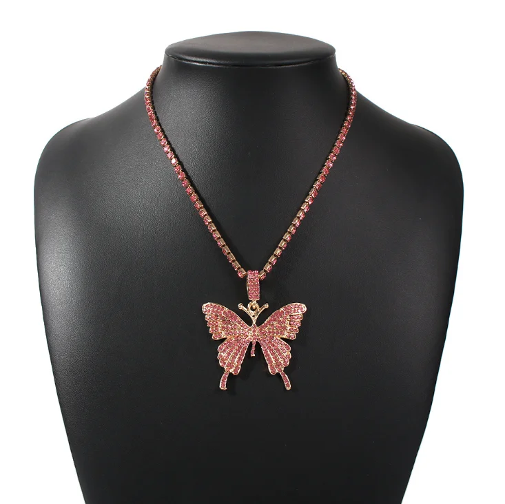 2021fashion exaggerated diamond butterfly necklace high end design luxury crystal pendant hip hop jewelry
2021fashion exaggerated diamond butterfly necklace high end design luxury crystal pendant hip hop jewelry
