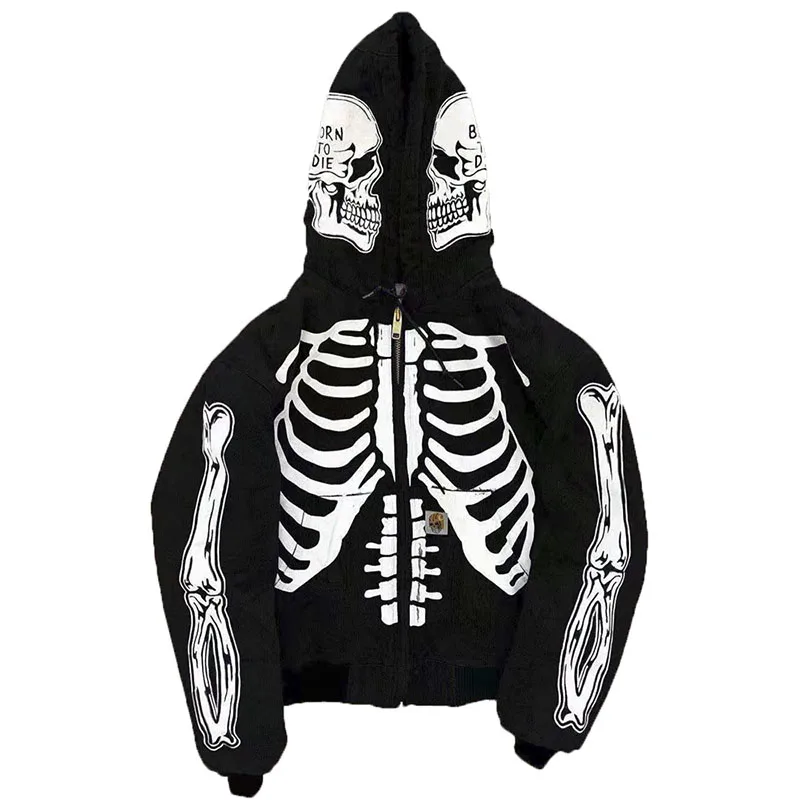Fashion Cardigan Hoodies Skull Painted Streetwear Sweatshirts Hip Hop Graffiti Hoody Tops Size S-4XL
Fashion Cardigan Hoodies Skull Painted Streetwear Sweatshirts Hip Hop Graffiti Hoody Tops Size S-4XL