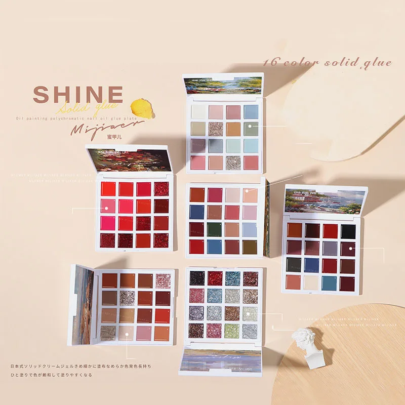 New arrival 16color/set pudding nail painting gel 16colors Solid ice Cream Nail Gel Polish, Pictures showed
New arrival 16color/set pudding nail painting gel 16colors Solid ice Cream Nail Gel Polish, Pictures showed