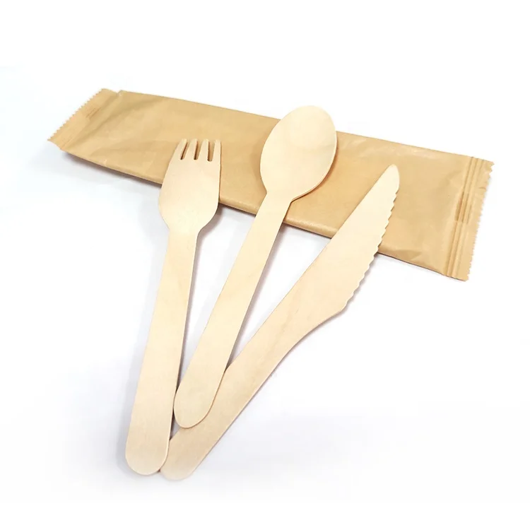 Disposable wooden cutlery spoon fork and knife wooden tableware wooden flatware set
Disposable wooden cutlery spoon fork and knife wooden tableware wooden flatware set