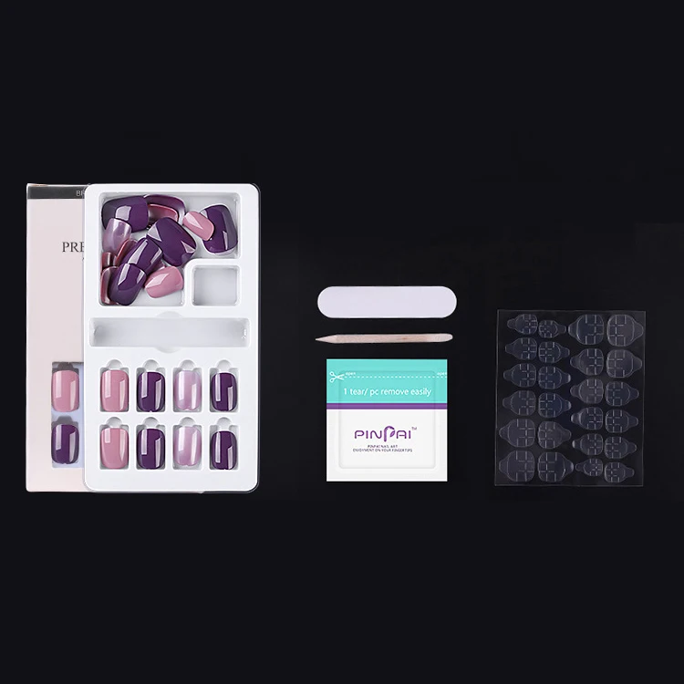 NAF006 24pcs colorful Reusable tapered square nail tips Detachable false nails tips full cover with UV gel coated
NAF006 24pcs colorful Reusable tapered square nail tips Detachable false nails tips full cover with UV gel coated