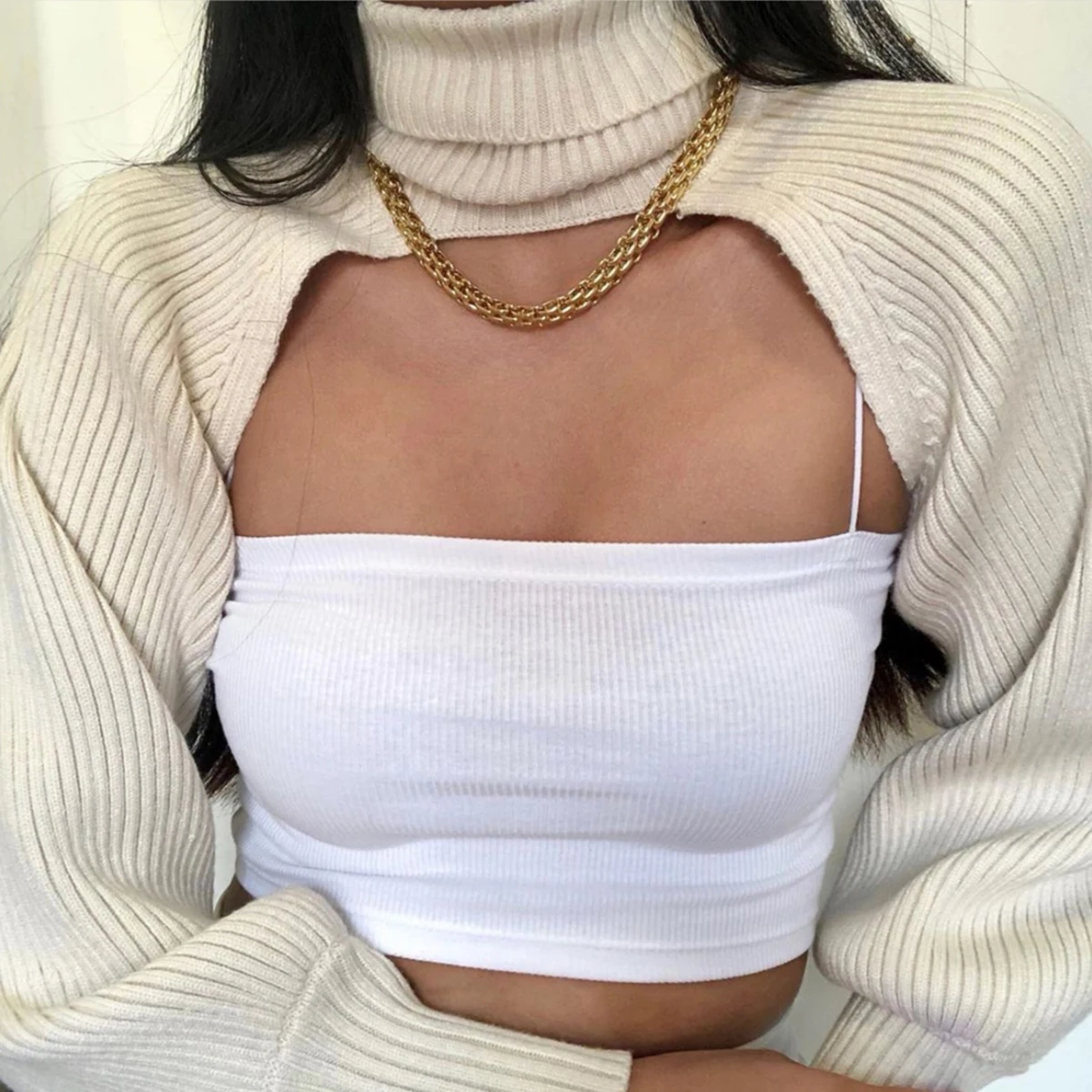 women's sweaters new high-neck wool blouse casual long sleeved sweater tops Fashion crop sweater
women's sweaters new high-neck wool blouse casual long sleeved sweater tops Fashion crop sweater