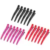 6pcs/set Dolphin Traceless Hairdresser Haircut Clamp Positioning Duckbill Crocodile Clip 3colors available Multi purpose hairpin