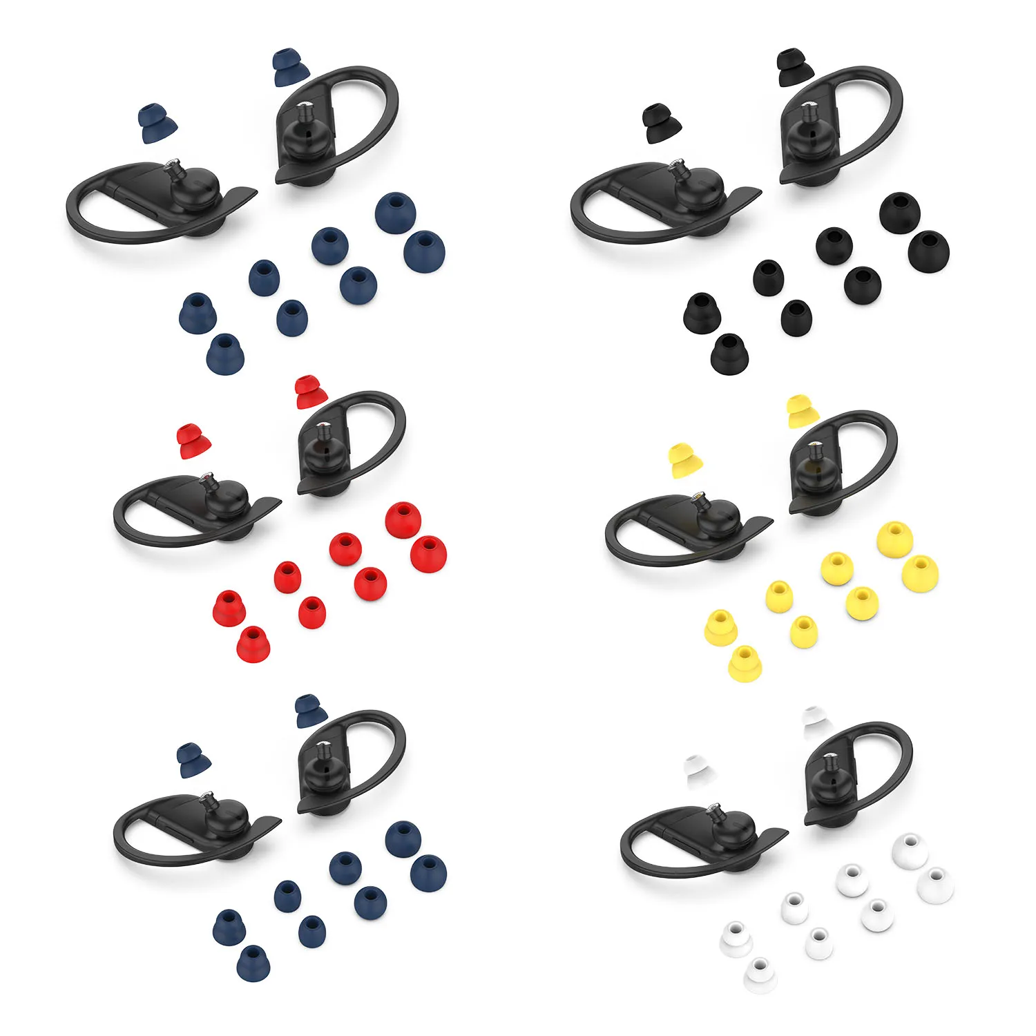 

Non-slip Silicone Earplug Sleeves Earbuds For Huawei FreeBuds 4i Headset Earplugs in-ear Earplugs, White, black, red, yellow, midnight blue