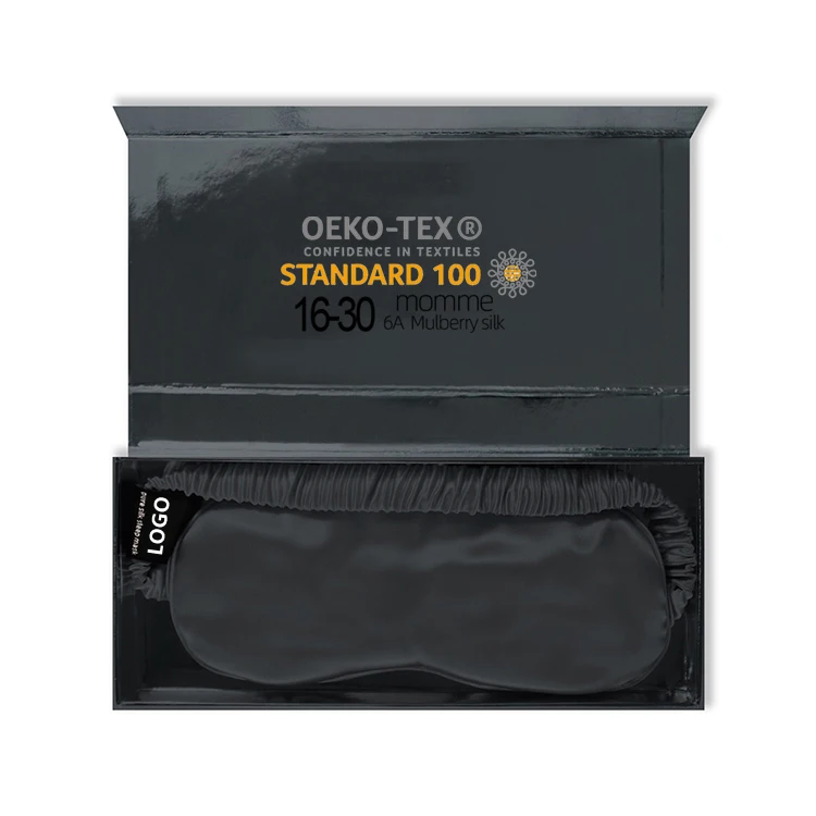 19mm black ready to ship luxury real pure satin sleep mask silk eye mask set 100% silk eye mask with pouch, Color optional
19mm black ready to ship luxury real pure satin sleep mask silk eye mask set 100% silk eye mask with pouch, Color optional
