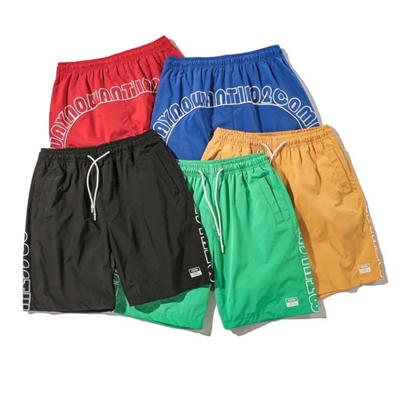 Custom Logo Printed Board Shorts Hip Hop Nylon Running Men Shorts Pants, Golden/green/red/black/blue/customized colors
Custom Logo Printed Board Shorts Hip Hop Nylon Running Men Shorts Pants, Golden/green/red/black/blue/customized colors