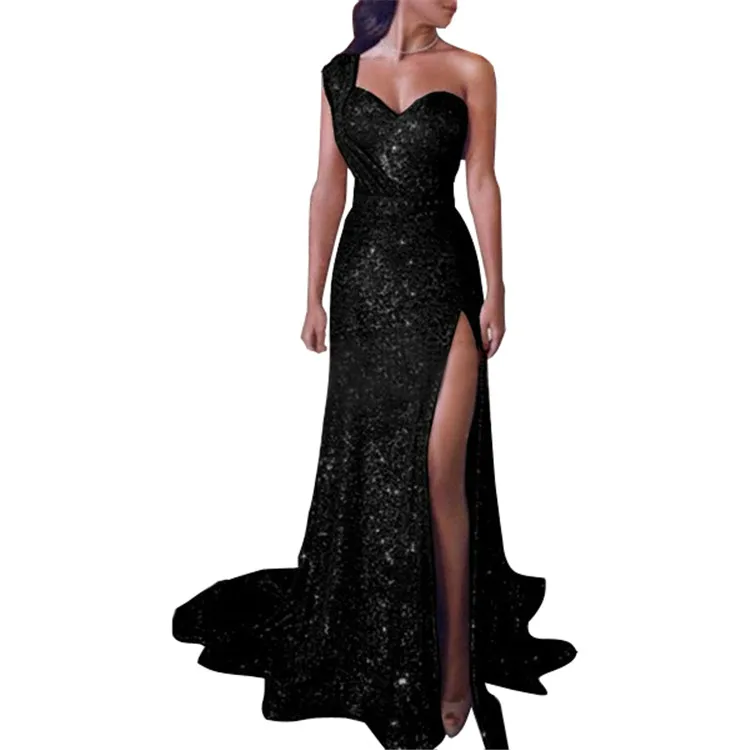 2019 summer fashion sexy elegant party One-shoulder sleeveless bronzing dress for women, Color
2019 summer fashion sexy elegant party One-shoulder sleeveless bronzing dress for women, Color