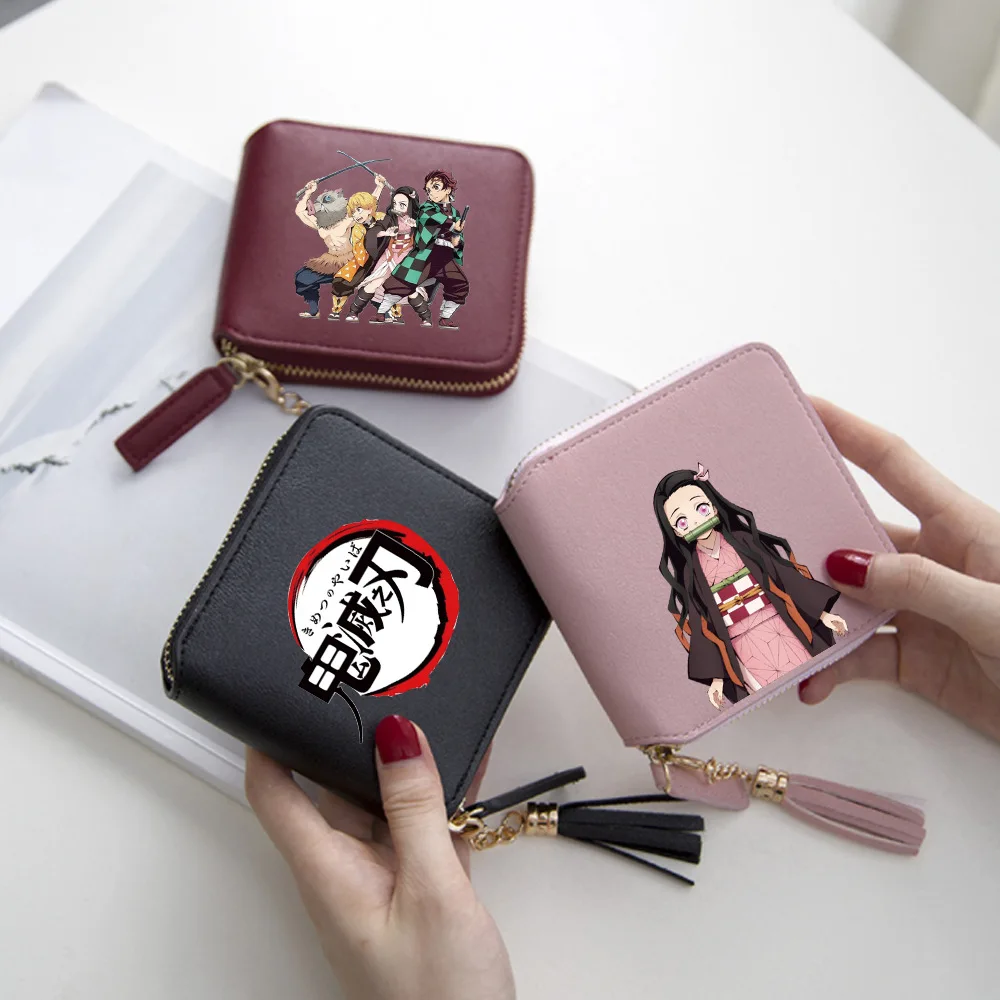 Professional PU PVC Wallets Supplier Japanese Anime Wallet Ladies Mini Short Coin Purse Kimetsu no Yaiba Demon Slayer Wallet
Professional PU PVC Wallets Supplier Japanese Anime Wallet Ladies Mini Short Coin Purse Kimetsu no Yaiba Demon Slayer Wallet