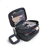 Lingge Ms. Mini Luggage Case Cosmetic Bag Black Nylon Waterproof Washing Bag