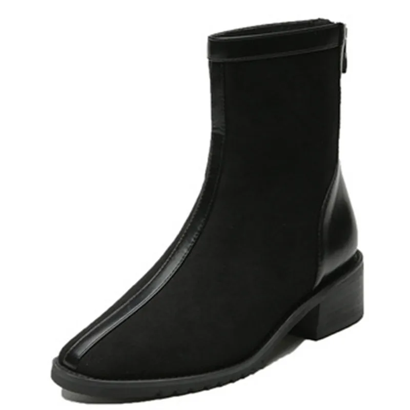 Dropshipping Women's Suede Platform Boots Chunky Heels Zipper Autumn Boot Fashion Lady Pointed Toe Winter Footwear
Dropshipping Women's Suede Platform Boots Chunky Heels Zipper Autumn Boot Fashion Lady Pointed Toe Winter Footwear