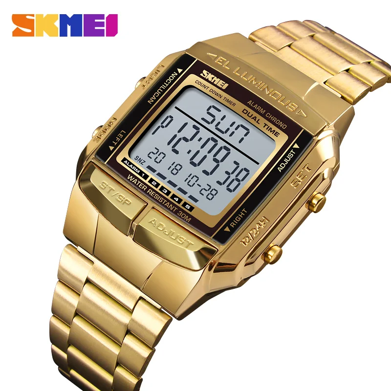 SKMEI 1381 Digital Men multi-function Fashion Sport Watches alarm countdown Luminous
SKMEI 1381 Digital Men multi-function Fashion Sport Watches alarm countdown Luminous