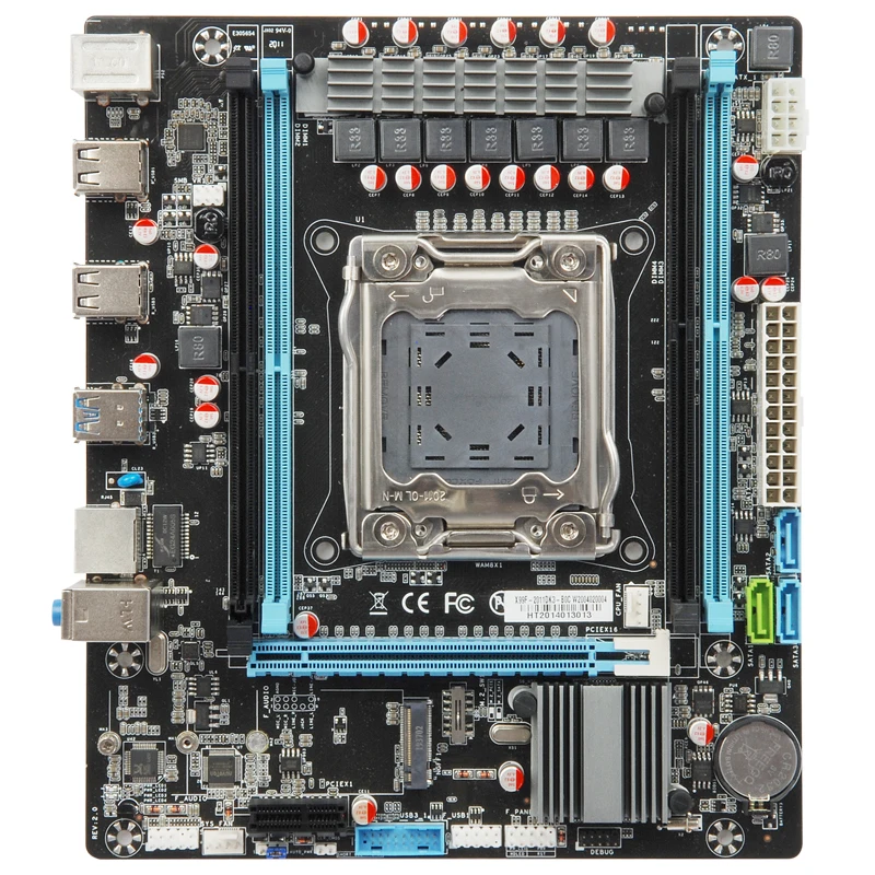 热销高性能英特尔x99芯片组atx 4 * ddr3主板支持英特尔插槽2011-v3