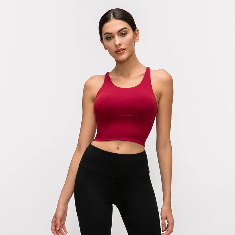 Wholesale Women Workout Women's Top Running Gym Clothing Fitensss Cross Back Yoga Sports Bra, As picture shows or custom
Wholesale Women Workout Women's Top Running Gym Clothing Fitensss Cross Back Yoga Sports Bra, As picture shows or custom