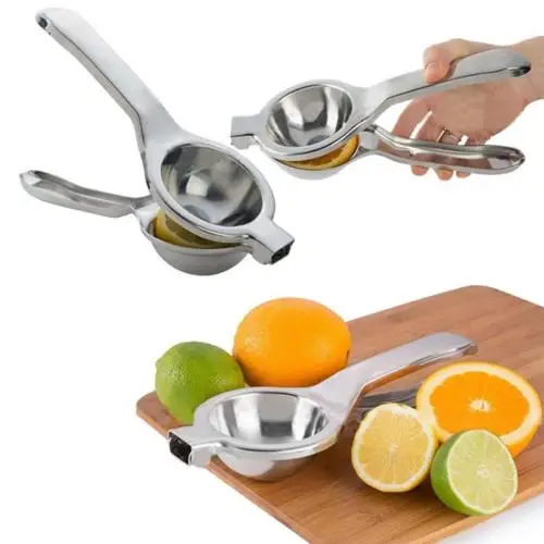 Stainless Steel Lemon Squeezer Professional Manual Hand Press Citrus Juicer Lemon Lime Squeezer, Metal silver
Stainless Steel Lemon Squeezer Professional Manual Hand Press Citrus Juicer Lemon Lime Squeezer, Metal silver