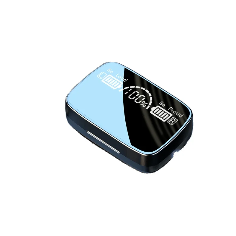 2021 new M9 wireless earbuds with powerbank mirror LED lighting HD display for sport waterproof earphone multi-function 
2021 new M9 wireless earbuds with powerbank mirror LED lighting HD display for sport waterproof earphone multi-function