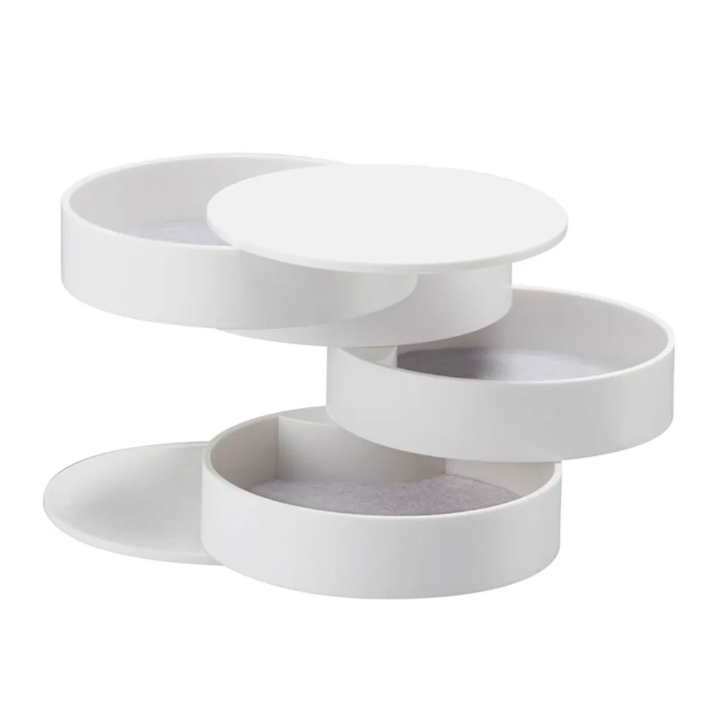 4-Layer Rotatable Jewelry Accessory Storage Tray with Lid Birthday Gift for women Jewelry Storage Box New Design Fashion, As photo
4-Layer Rotatable Jewelry Accessory Storage Tray with Lid Birthday Gift for women Jewelry Storage Box New Design Fashion, As photo