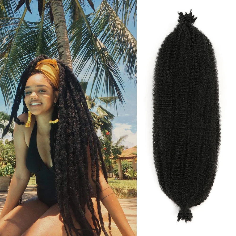 Afro Kinky Twist Crochet Braids Hair 24inch Synthetic Twist Hair Extensions Marley Braids For African Women, 5 colors
Afro Kinky Twist Crochet Braids Hair 24inch Synthetic Twist Hair Extensions Marley Braids For African Women, 5 colors