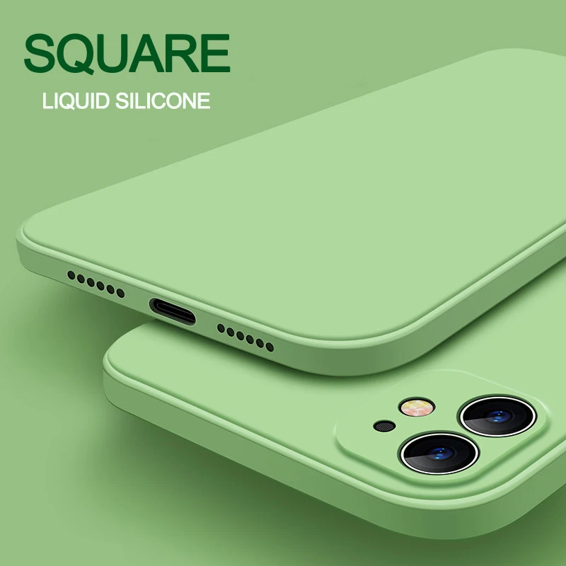 New Luxury Original Square Liquid Silicone Soft Case For iPhone 12 Pro MAX X XR XS Max 7 8 6 6s Plus SE 2020 Phone Cover
New Luxury Original Square Liquid Silicone Soft Case For iPhone 12 Pro MAX X XR XS Max 7 8 6 6s Plus SE 2020 Phone Cover