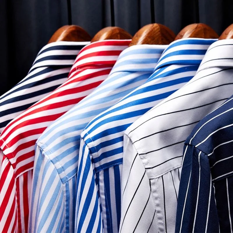 2021 Spring New Striped Shirts Men Casual Business Dress Shirt Big Size Tops custom made Long Sleeve Shirt Mens
2021 Spring New Striped Shirts Men Casual Business Dress Shirt Big Size Tops custom made Long Sleeve Shirt Mens