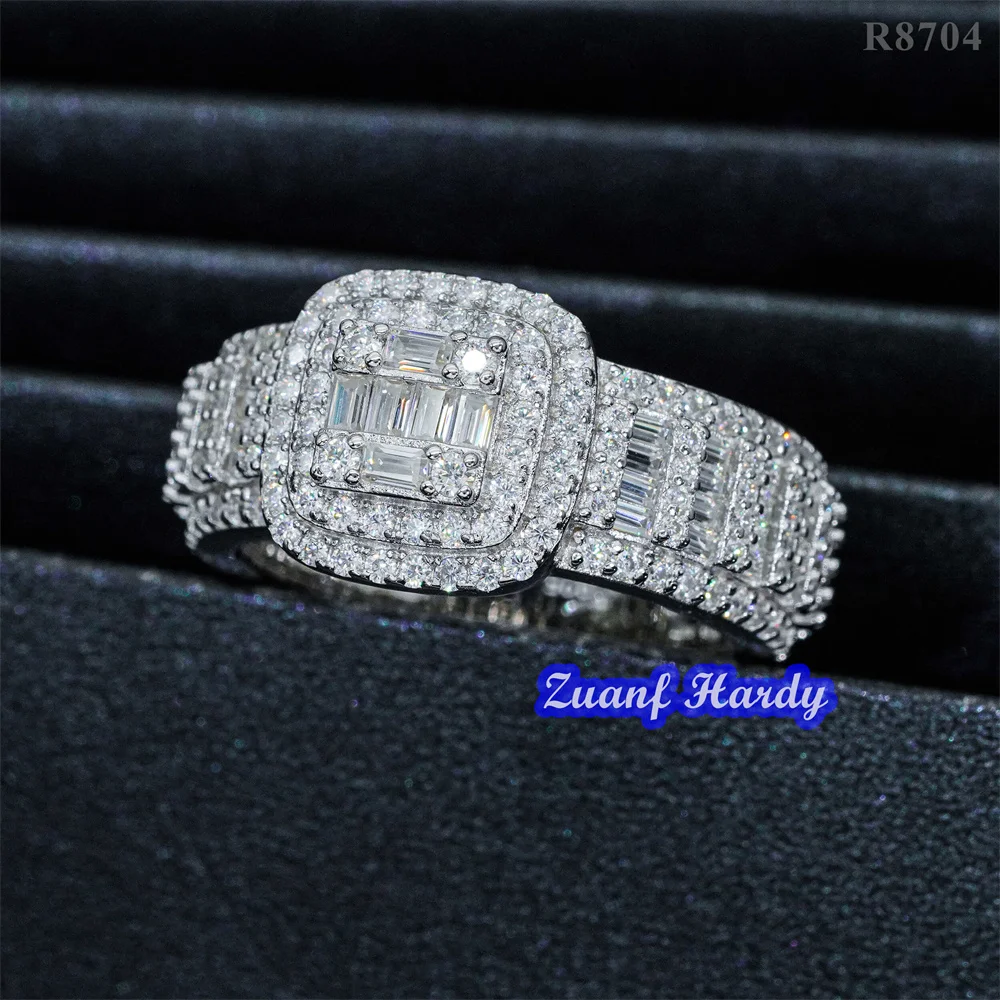 Fine Jewelry Iced Out Men Diamond Ring Real Gold Plated 925 Sterling Silver VVS Moissanite Diamond Hip Hop Ring
Fine Jewelry Iced Out Men Diamond Ring Real Gold Plated 925 Sterling Silver VVS Moissanite Diamond Hip Hop Ring