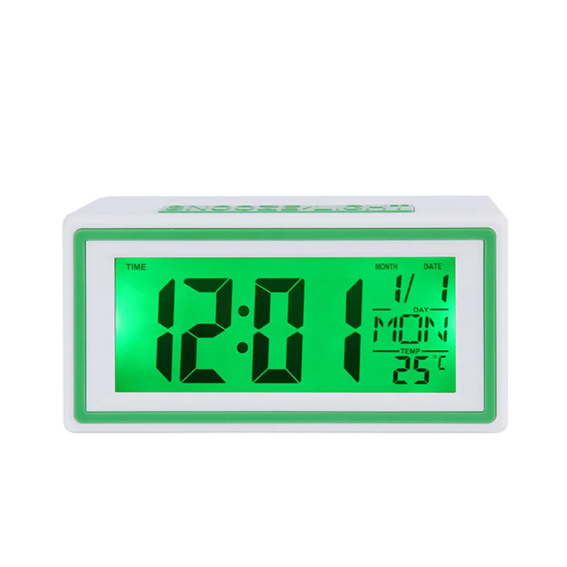 Customized creative voice control LED desk clock digital multifunctional alarm clock for home
Customized creative voice control LED desk clock digital multifunctional alarm clock for home