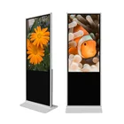 49 Inch Indoor Touch Screen Supermarket Advertising Totem LCD Display