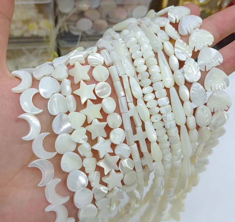 Factory price white corner beads good quality wholesale diy loose shell beads for jewelry making
Factory price white corner beads good quality wholesale diy loose shell beads for jewelry making
