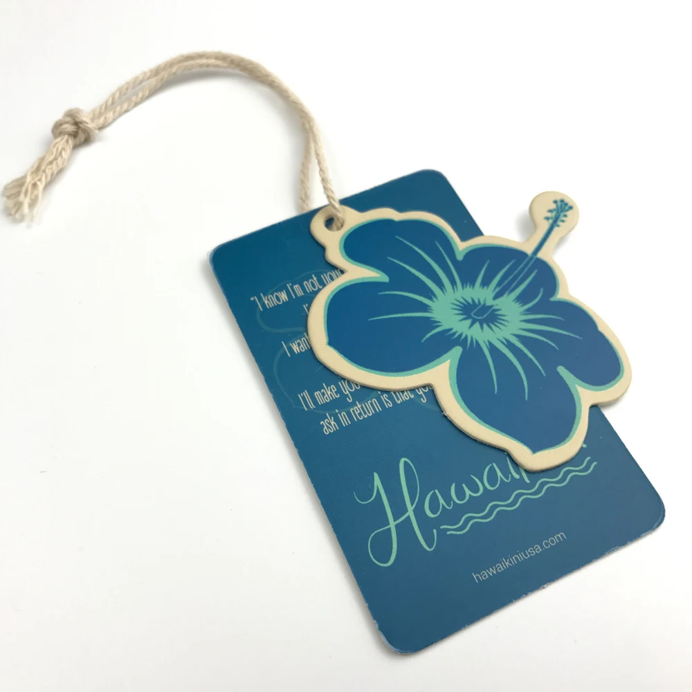 Custom 600gsm business cards die cut hangtag two piece hang tag for women's clothes
Custom 600gsm business cards die cut hangtag two piece hang tag for women's clothes