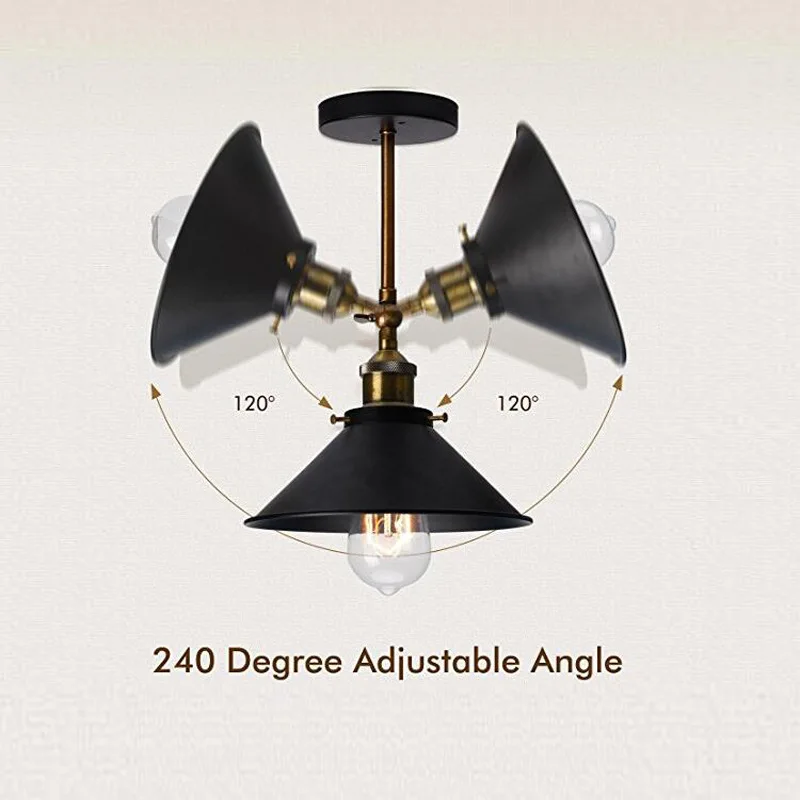 Tray Black Metal Saucer-Shaped Shade Industrial Bath Vanity Light Wall Light