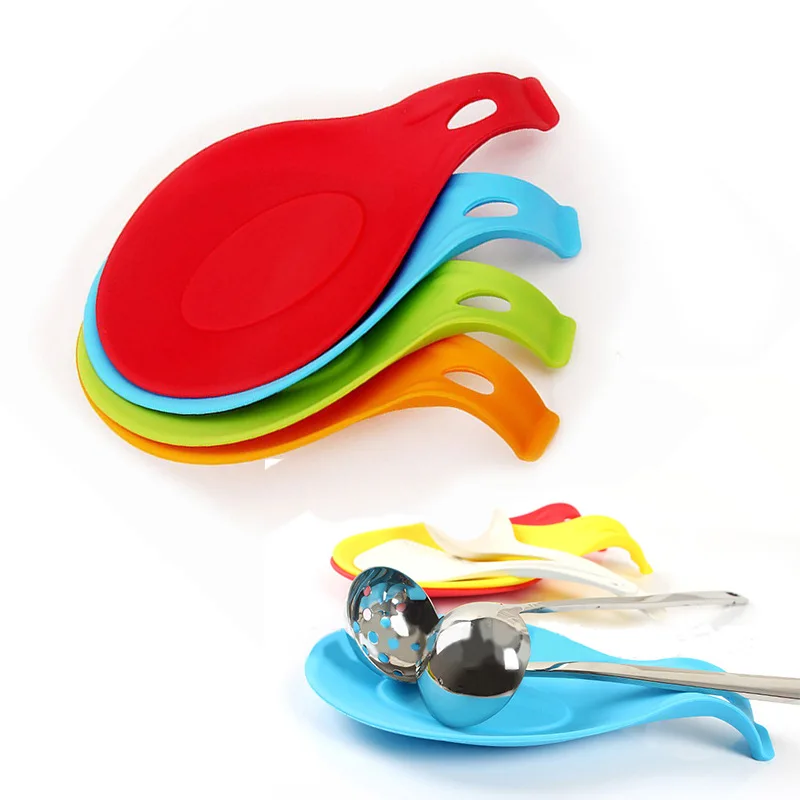 Z304 Kitchen Spoon Rests spoon shape cushion Non-stick Cooking Accessories Food Grade Silicone Spoon Rests
Z304 Kitchen Spoon Rests spoon shape cushion Non-stick Cooking Accessories Food Grade Silicone Spoon Rests