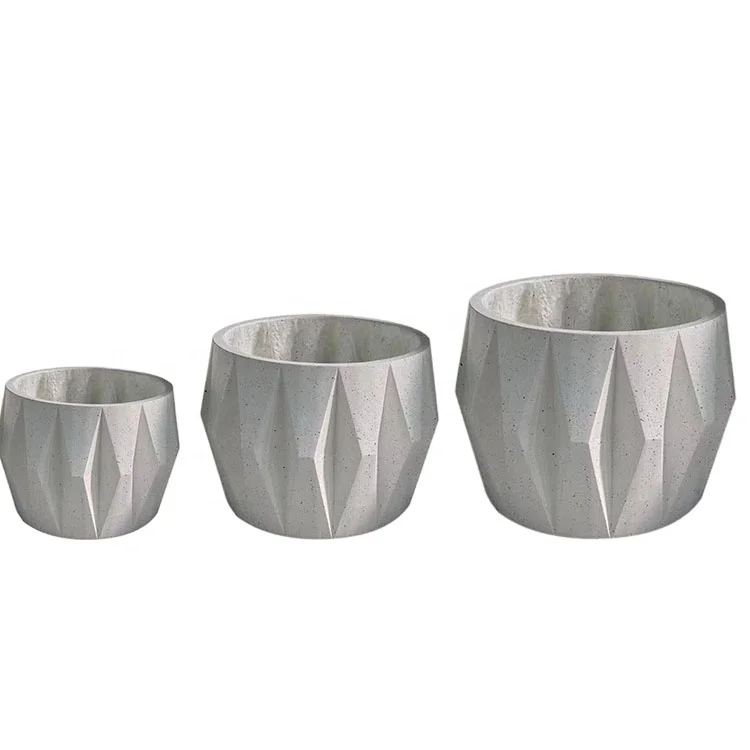 Modern design style polygonal outdoor decoration new fiber clay flower pot for outdoor, Yellow, black , white
Modern design style polygonal outdoor decoration new fiber clay flower pot for outdoor, Yellow, black , white