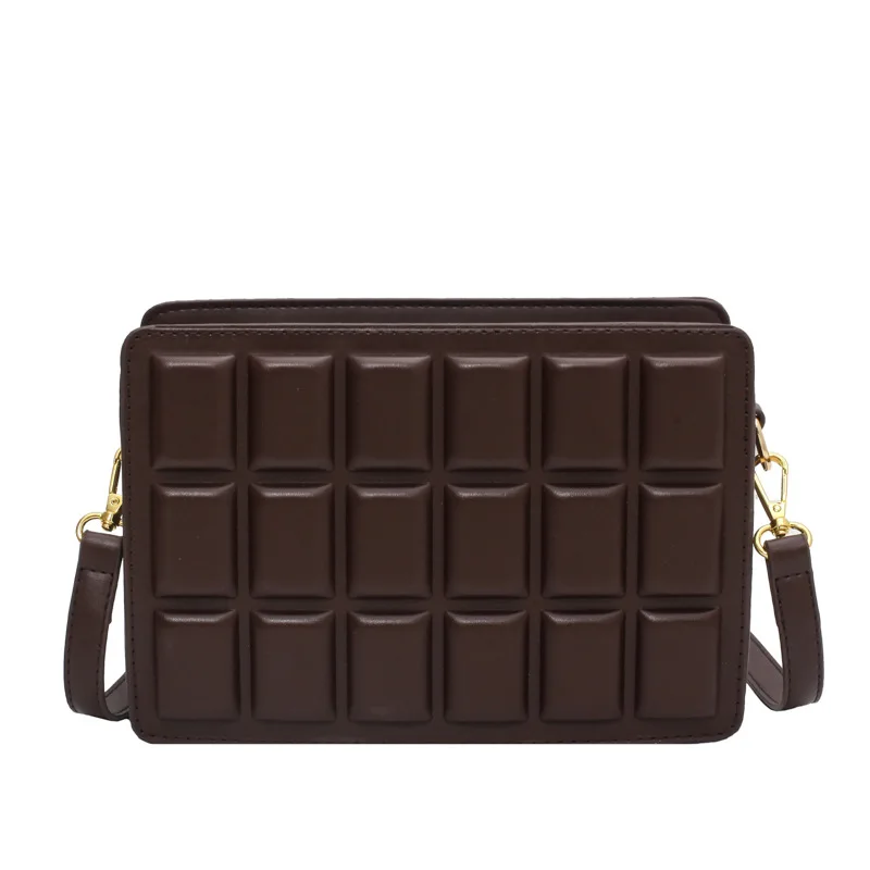 New portable chocolates square bag single shoulder purses and handbags bags women handbags, Black/chocolates/khaki/white
New portable chocolates square bag single shoulder purses and handbags bags women handbags, Black/chocolates/khaki/white