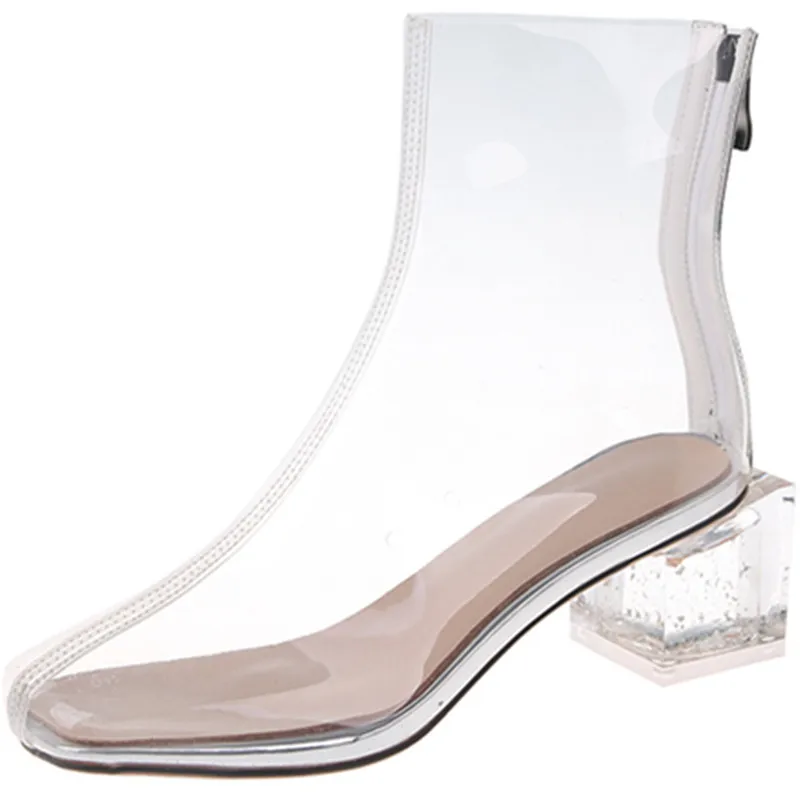 Dropshipping Custom Logo Lady Transparent Square Toe High Heels Candy Color Socks Boots Thick Heel Women's Fashion Cute Shoes
Dropshipping Custom Logo Lady Transparent Square Toe High Heels Candy Color Socks Boots Thick Heel Women's Fashion Cute Shoes