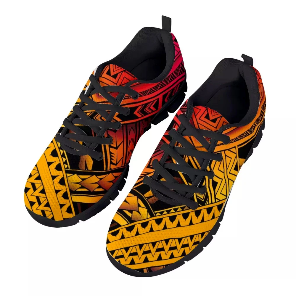 2021 Yellow Design Polynesian Samoa Tribal Print Fashion Men's Sneakers Comfortable Sports Shoes Wholesale Women Flat Mesh Shoes
2021 Yellow Design Polynesian Samoa Tribal Print Fashion Men's Sneakers Comfortable Sports Shoes Wholesale Women Flat Mesh Shoes