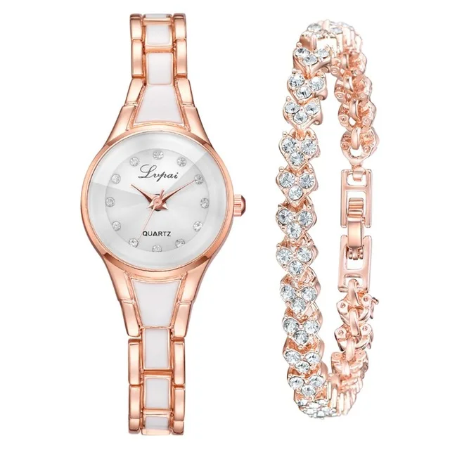 2021 2pcs Set Women Bracelet Watches Fashion Women Dress Ladies Wrist Watch Luxury Rose Gold Quartz Watch Set Dropshiping, Multi colors
2021 2pcs Set Women Bracelet Watches Fashion Women Dress Ladies Wrist Watch Luxury Rose Gold Quartz Watch Set Dropshiping, Multi colors