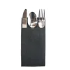 Pocket Air Laid Napkin Linen Feel Guest Disposable Cloth Like Paper Dinner Napkins With Cutlery