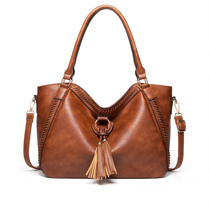 Large PU Leather Hobo Handbag Ladies Crossbody Bucket Shoulder Bag Fashion Hobo Bags Crossbody Purse withTassel, 3 colors
Large PU Leather Hobo Handbag Ladies Crossbody Bucket Shoulder Bag Fashion Hobo Bags Crossbody Purse withTassel, 3 colors