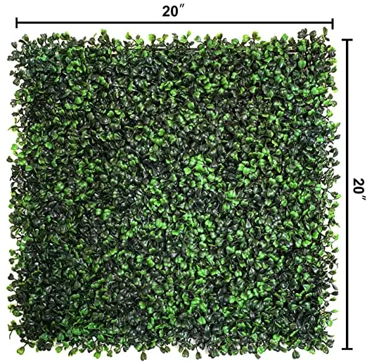 Shininglife 12PCS 20x20inch Artificial Boxwood UV Protected green wall panel for Garden decoration
Shininglife 12PCS 20x20inch Artificial Boxwood UV Protected green wall panel for Garden decoration
